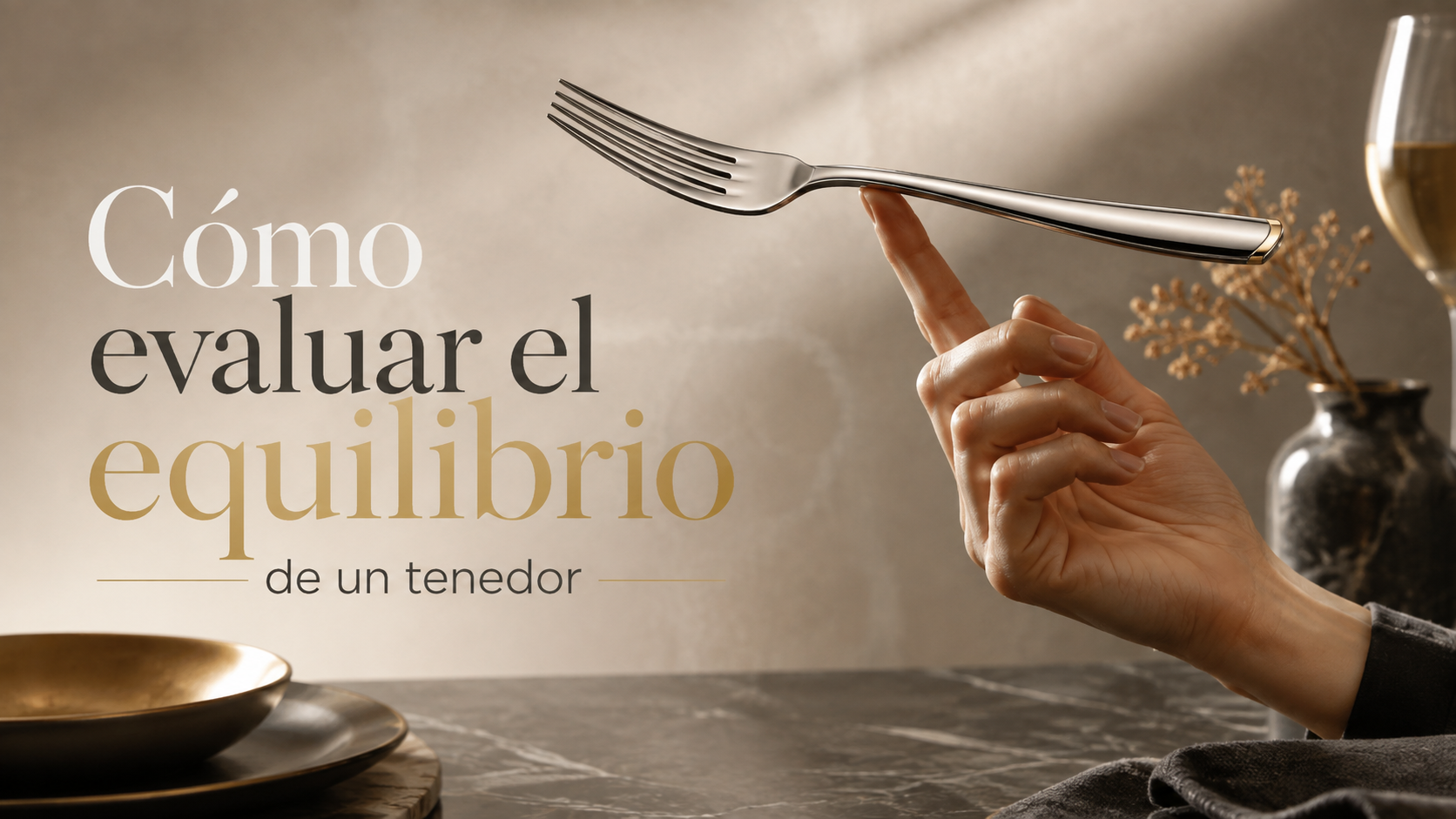 Cómo evaluar el equilibrio de un tenedor