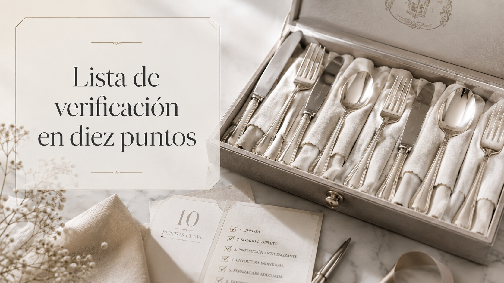 Lista de verificación en diez puntos