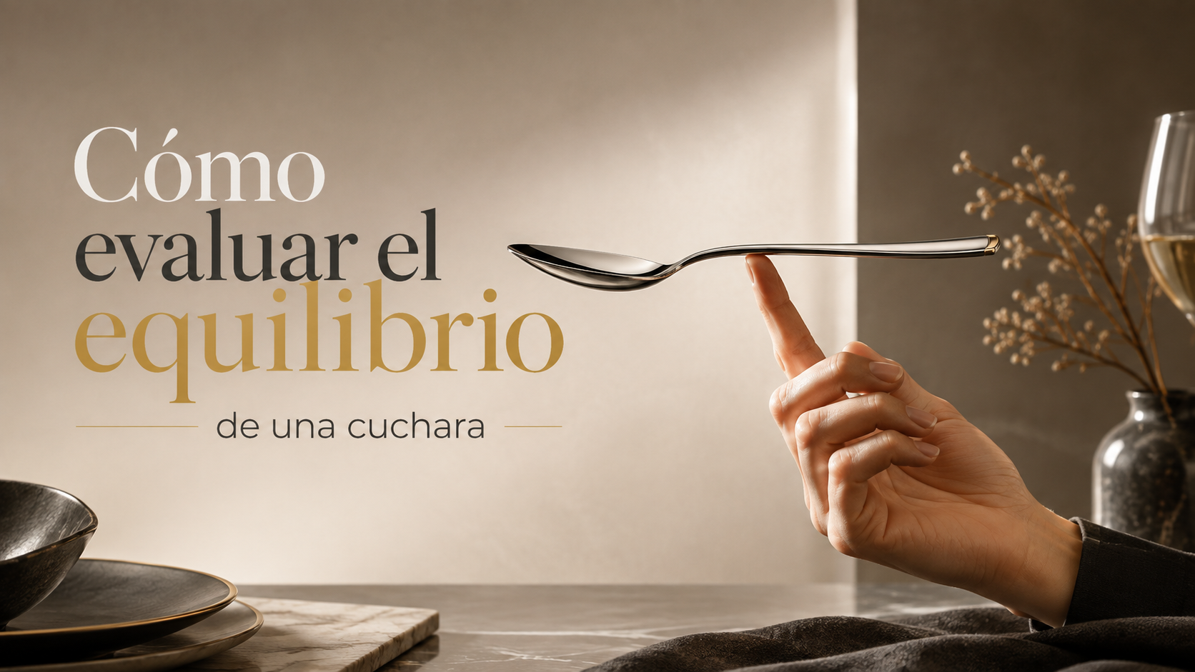 Cómo evaluar el equilibrio de una cuchara